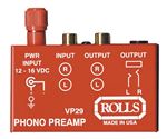 Rolls VP29 DJ Phono Preamp Front View